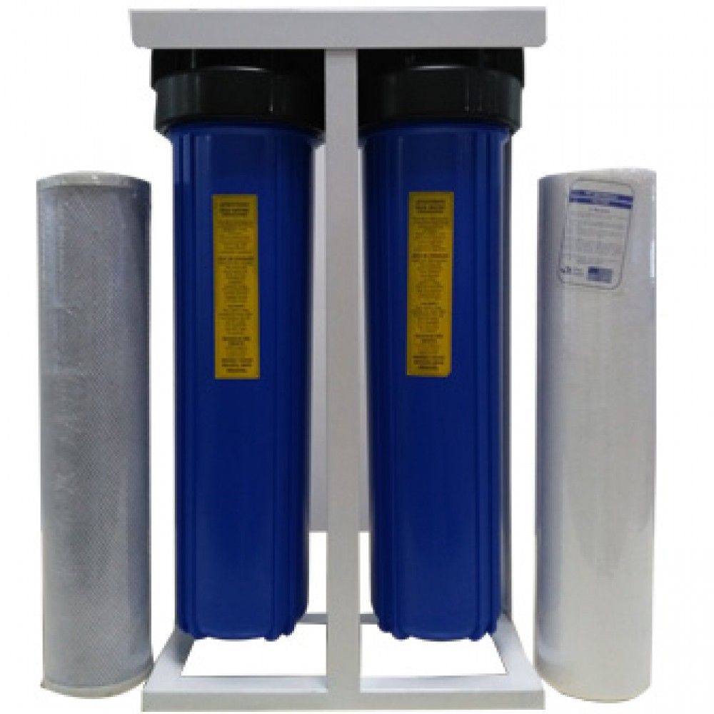 20’inch jumbo whole room pre-filtration 2 stage big flow rate water filter