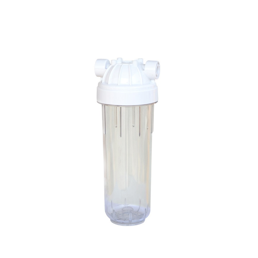 Household undersink ro water purifier system parts food grade PET body and PP cap  water filter housing 10 inch