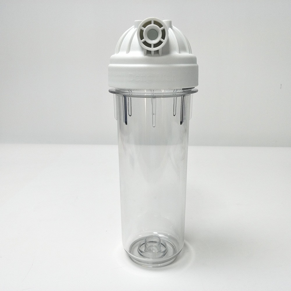 Household undersink ro water purifier system parts food grade PET body and PP cap  water filter housing 10 inch