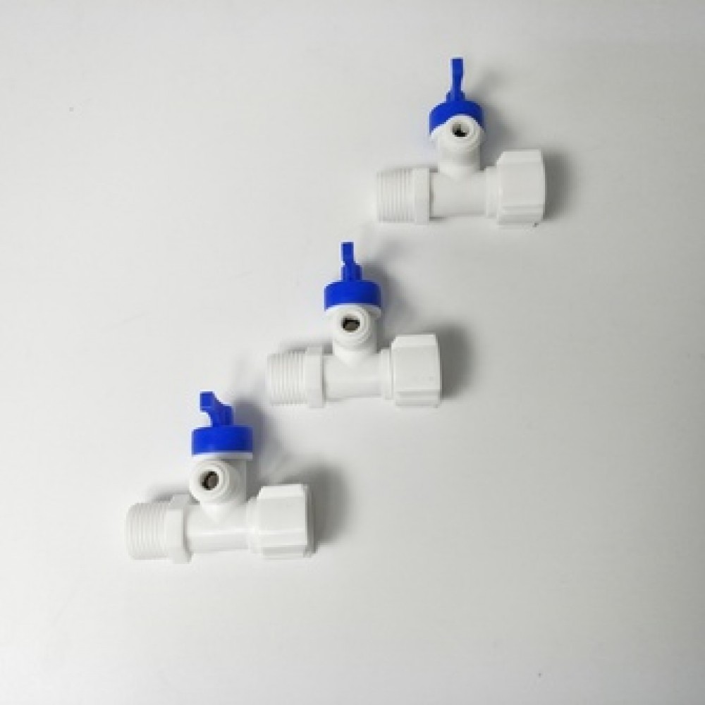 Reverse osmosis water purifier machines spare parts 3 ways 2 in 1 plastic water filter valve