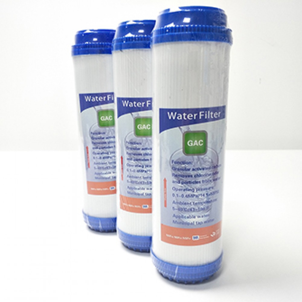 water filter spare parts 10 inch GAC filter cartridge