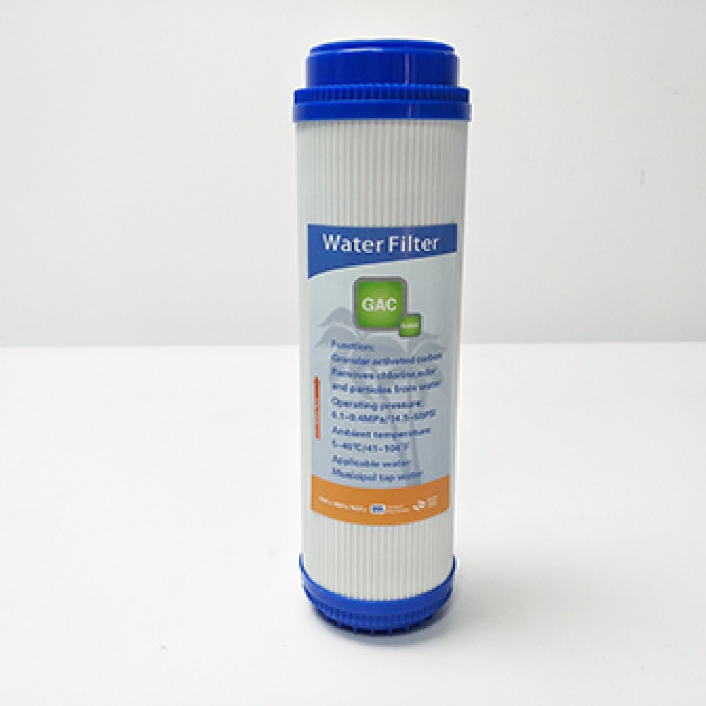 water filter spare parts 10 inch coconut GAC filter cartridge