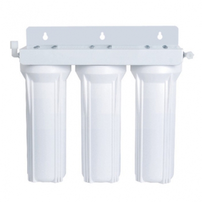 Sistema de purificación de agua potable para el hogar con filtro de agua del grifo de 3 etapas y 10 pulgadas