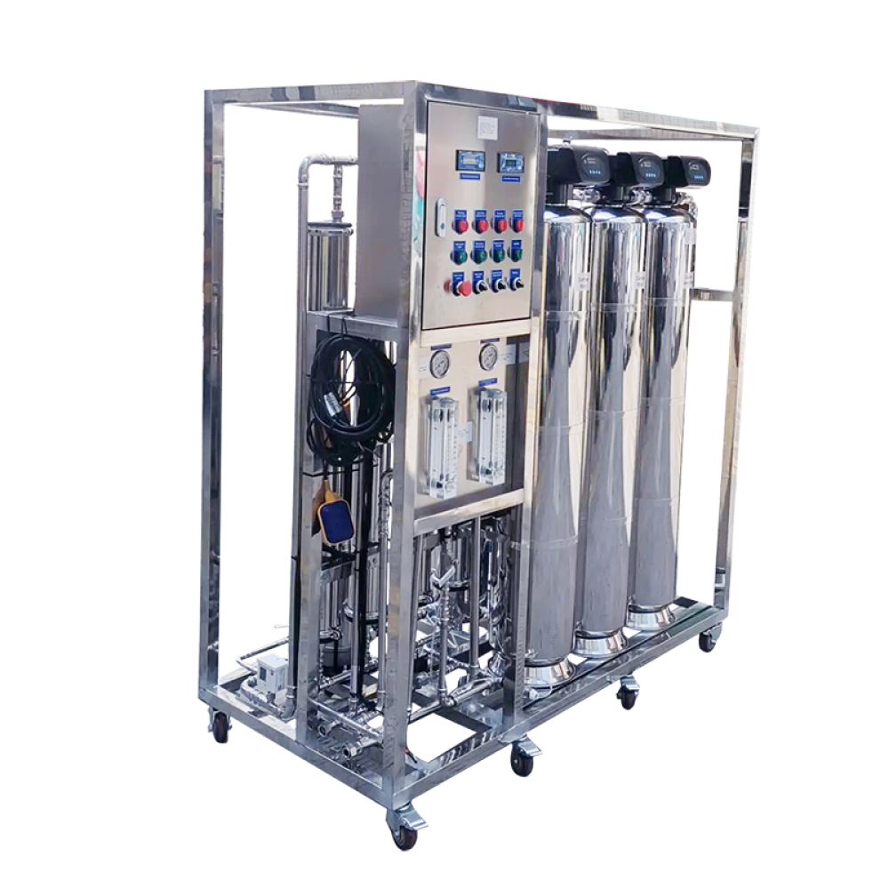 Stainless steel 500LPH-1000LPH reverse osmosis water filtration plant