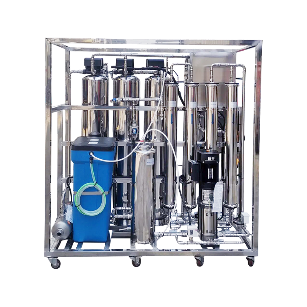 Stainless steel 500LPH-1000LPH reverse osmosis water filtration plant